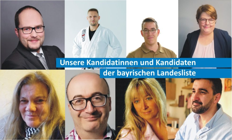 Unsere Kandidatinnen und Kandidaten der bayrischen